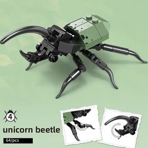 Unicorn Beetle 🪲 Insect Series Collection